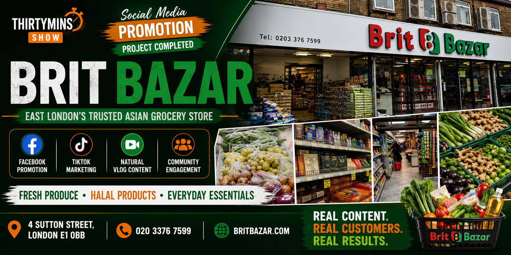 Brit Bazar – Social Media Promotion